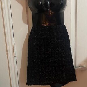 Willi Smith Elegant Black Mini Skirt